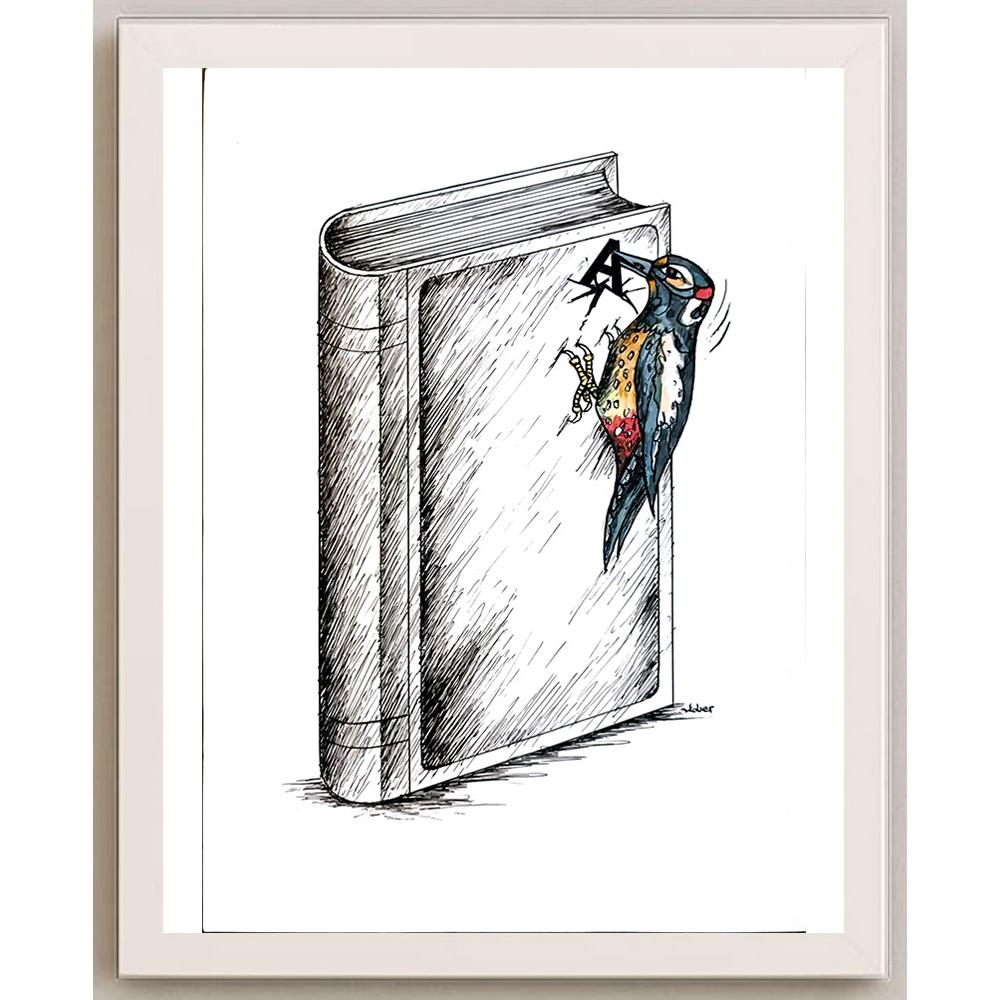 Vladimiras Beresniovas 29x21cm Orijinal Karikatür BOD05410
