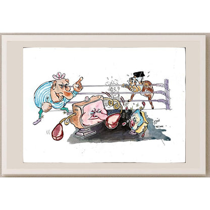 Phung Hai Le 29x21cm Orijinal Karikatür BOD05419