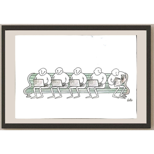 Yury Tylindus 29x21cm Orijinal Karikatür BOD05421
