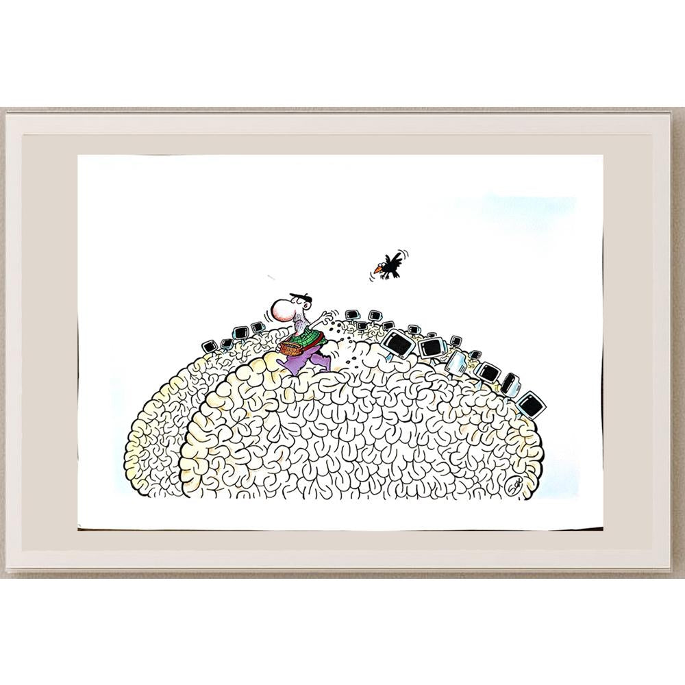 Maria Jose Mosquera Beceiro 29x21cm Orijinal Karikatür BOD05424