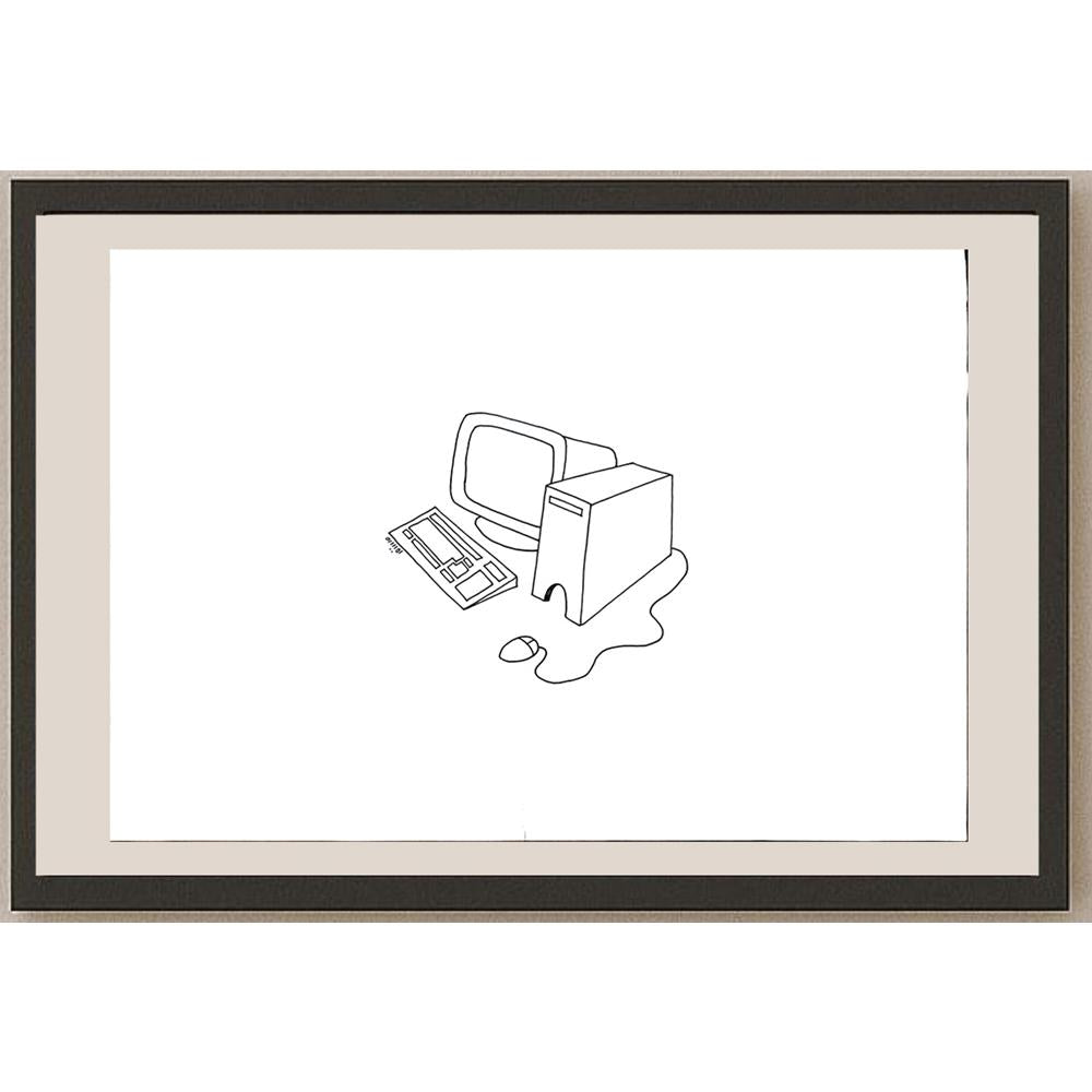 Nafiseh Masoumzadeh 29x21cm Orijinal Karikatür BOD05425