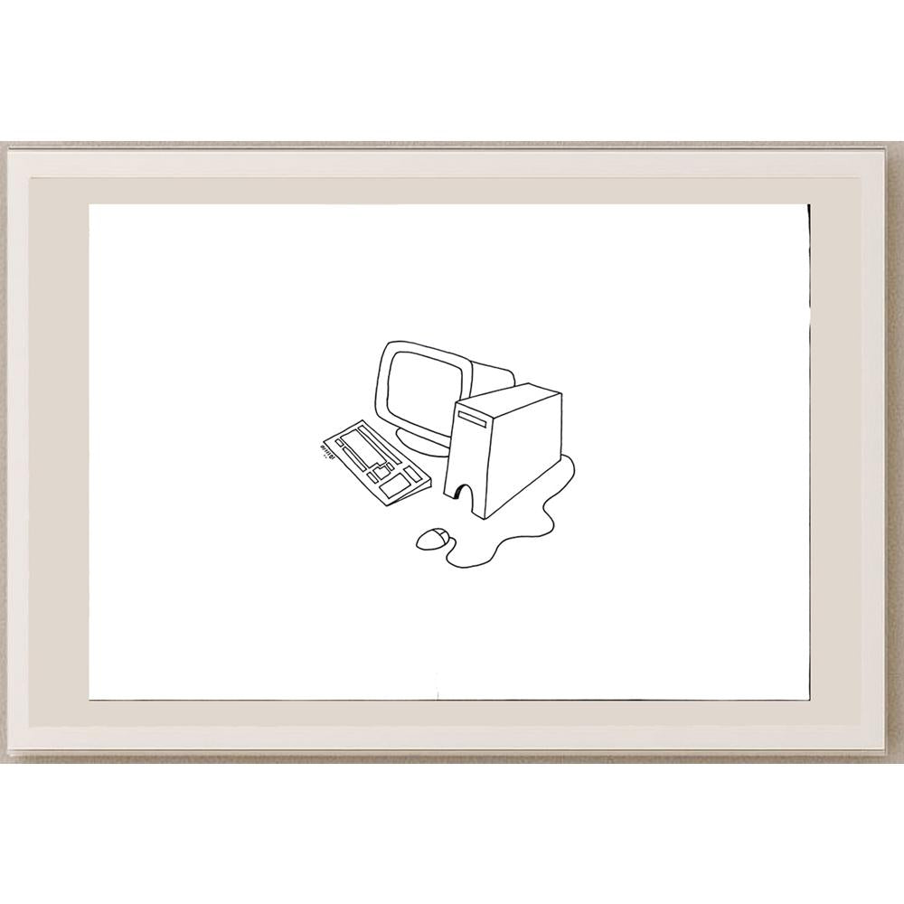 Nafiseh Masoumzadeh 29x21cm Orijinal Karikatür BOD05425