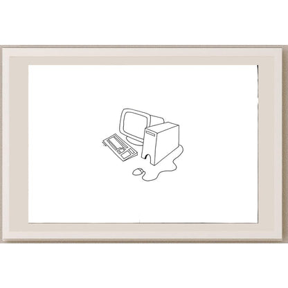 Nafiseh Masoumzadeh 29x21cm Orijinal Karikatür BOD05425