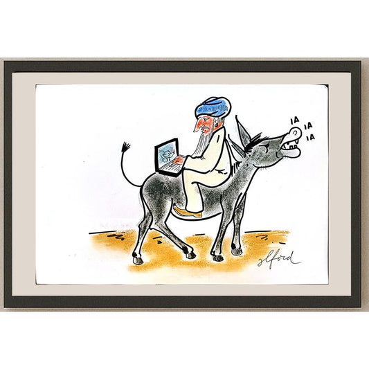 Vosters Richard Francis 29x21cm Orijinal Karikatür BOD05436