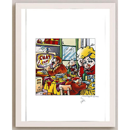 Mario Magnatti 29x21cm Orijinal Karikatür BOD05438