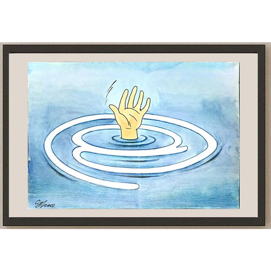 Semerenko Vladimir 29x21cm Orijinal Karikatür BOD05441