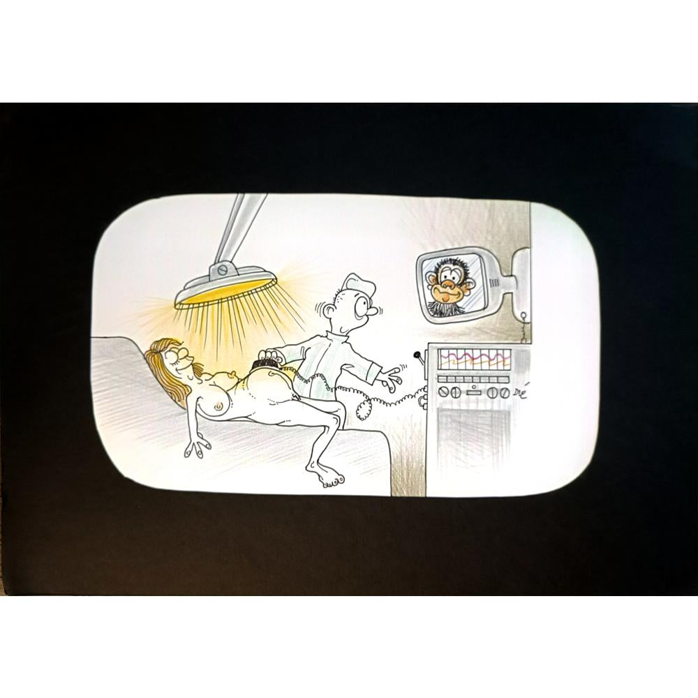 Mathye Dre 29x21cm Orijinal Karikatür BOD05445