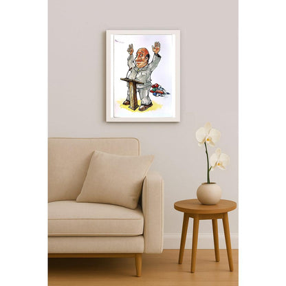 Liviu Stanila 29x21cm Orijinal Karikatür BOD05446