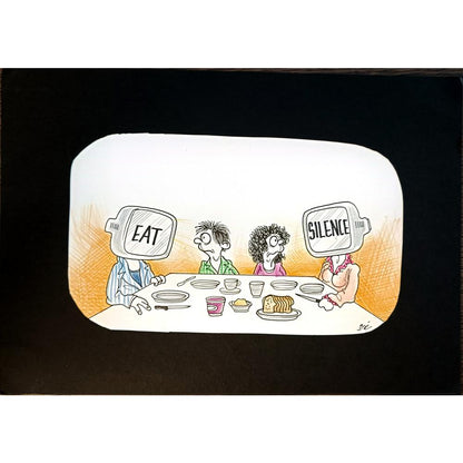 Dre Mathijs 29x21cm Orijinal Karikatür BOD05451