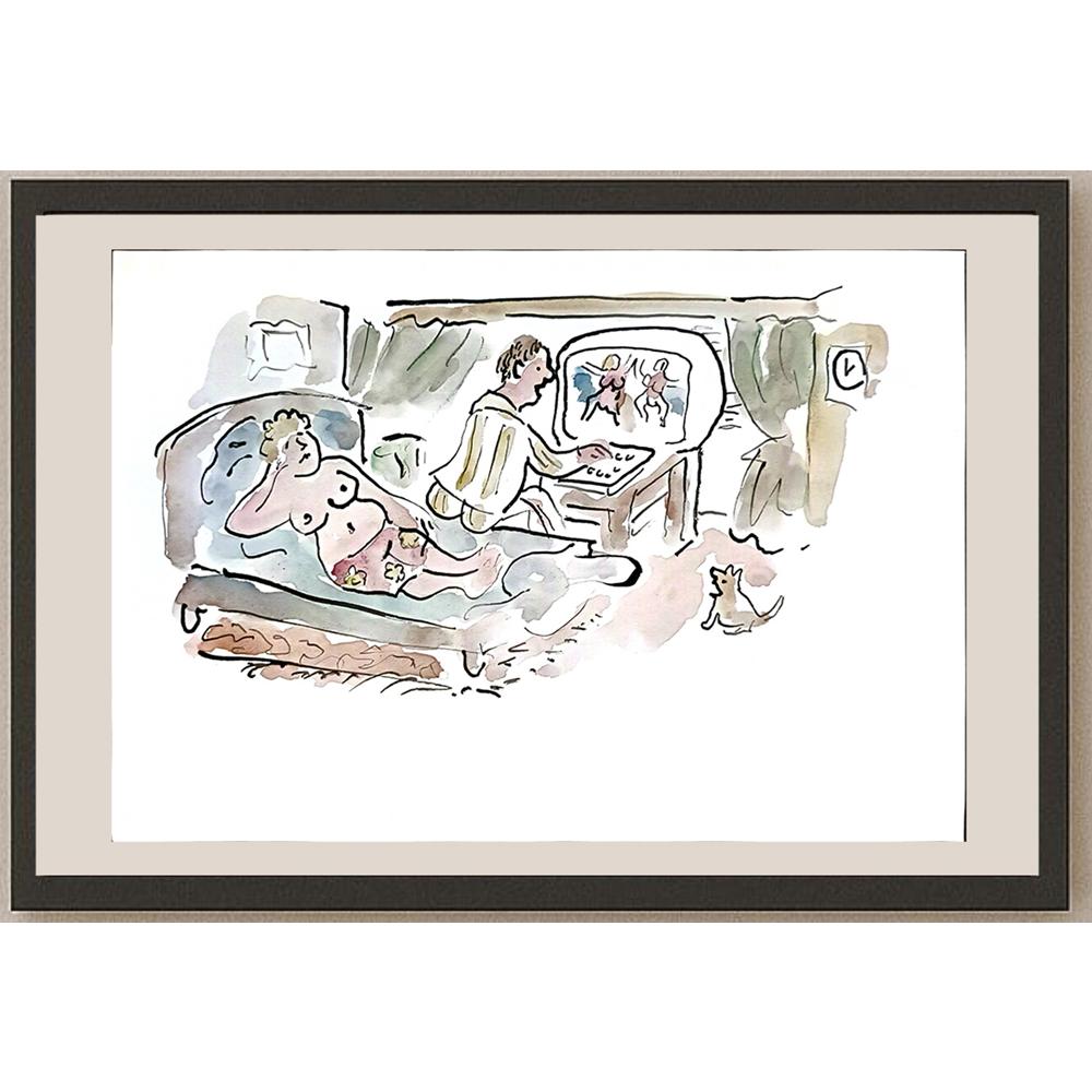 Vladimir Schmid 29x21cm Orijinal Karikatür BOD05454