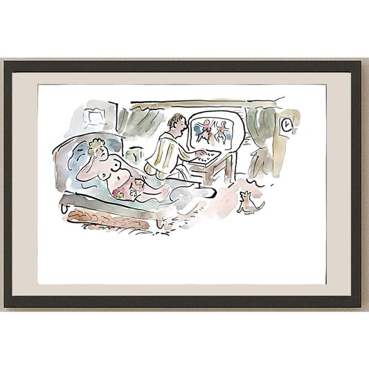 Vladimir Schmid 29x21cm Orijinal Karikatür BOD05454