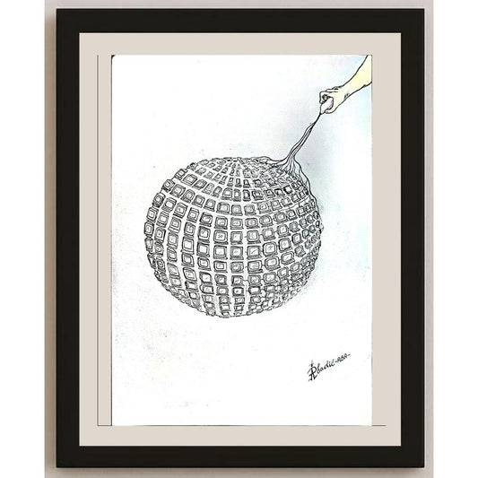 Predrag Abadic 29x19cm Orijinal Karikatür BOD05461