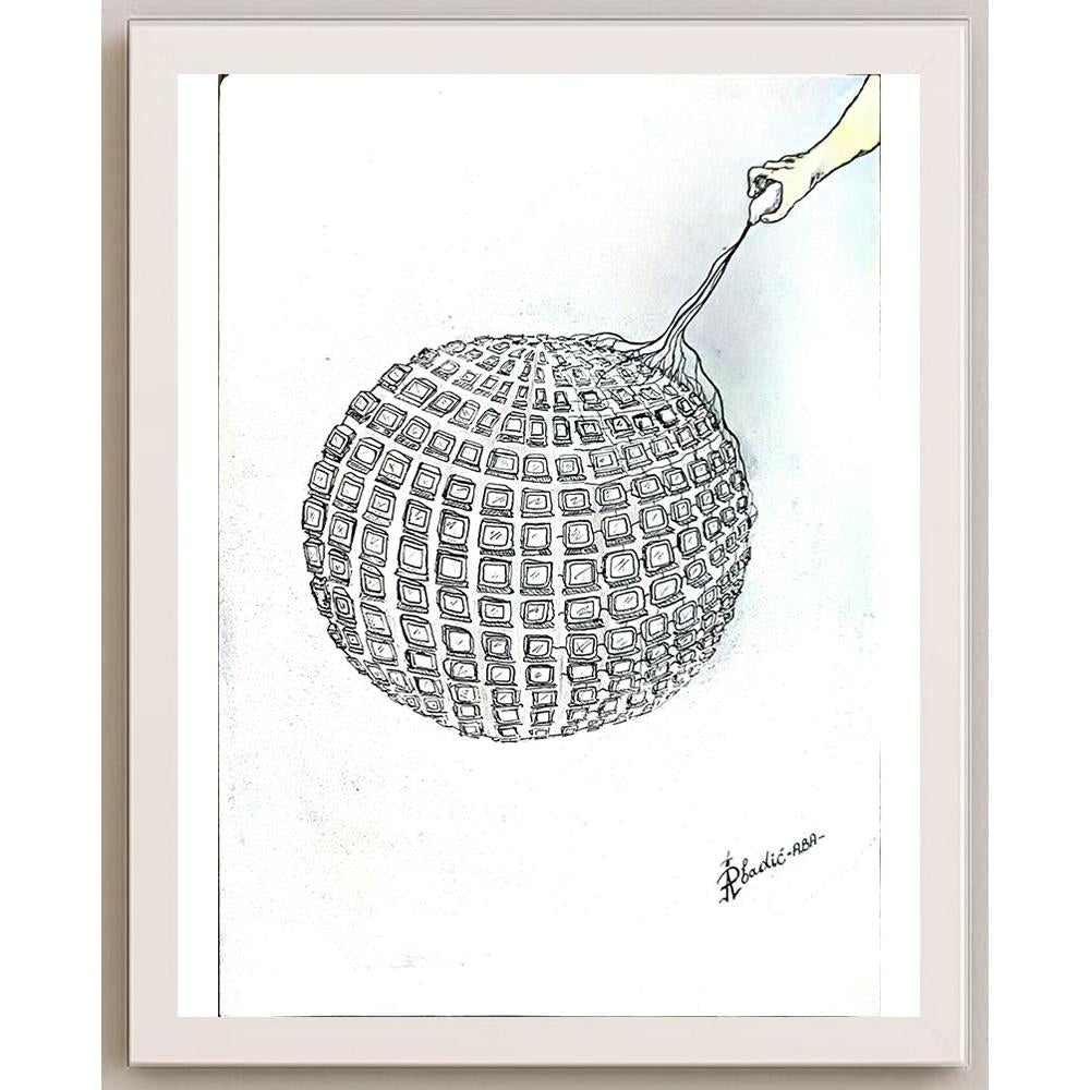 Predrag Abadic 29x19cm Orijinal Karikatür BOD05461