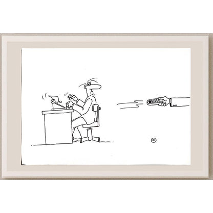 Unknown 29x21cm Orijinal Karikatür BOD05462