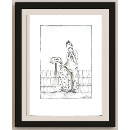 Moritz Emil 29x21cm Orijinal Karikatür BOD05463