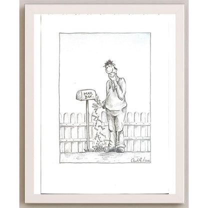 Moritz Emil 29x21cm Orijinal Karikatür BOD05463