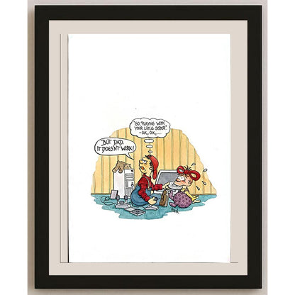 Mele Brink 29x21cm Orijinal Karikatür BOD05469