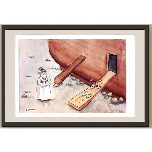 Miroslav Gerencer 29x21cm Orijinal Karikatür BOD05480
