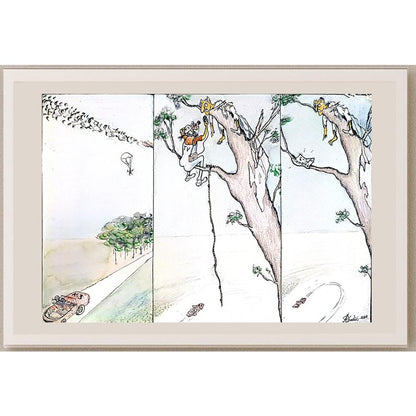 Predrag Abadic 29x19cm Orijinal Karikatür BOD05482