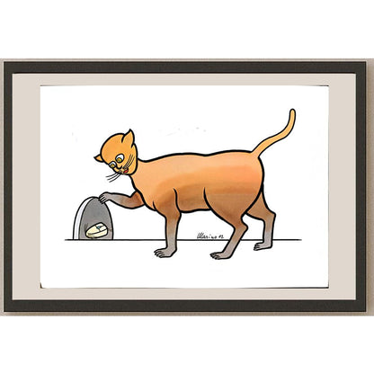 Marino Tarizzo 29x21cm Orijinal Karikatür BOD05483
