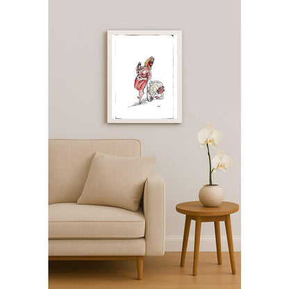 Georgijevski Miroslav 35x25cm Orijinal Karikatür BOD05489
