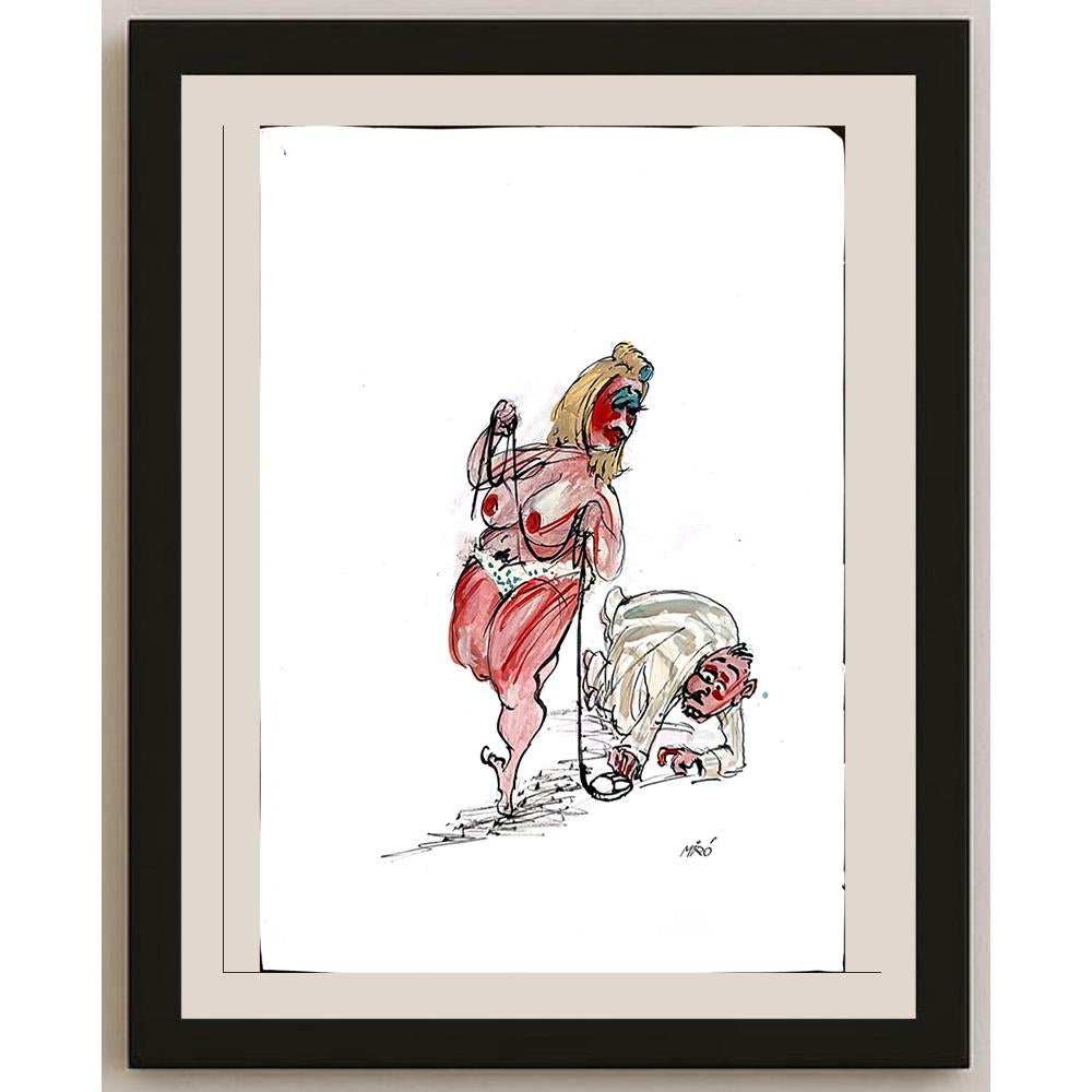 Georgijevski Miroslav 35x25cm Orijinal Karikatür BOD05489