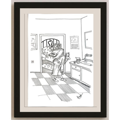 Borislav Hegedusic 29x21 Orijinal Karikatür BOD05494