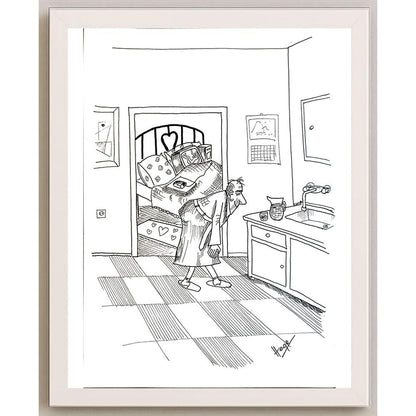 Borislav Hegedusic 29x21 Orijinal Karikatür BOD05494