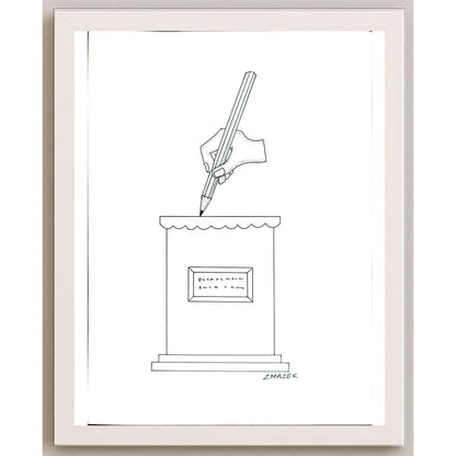 Stanko Zmazek 29x21cm Orijinal Karikatür BOD05495