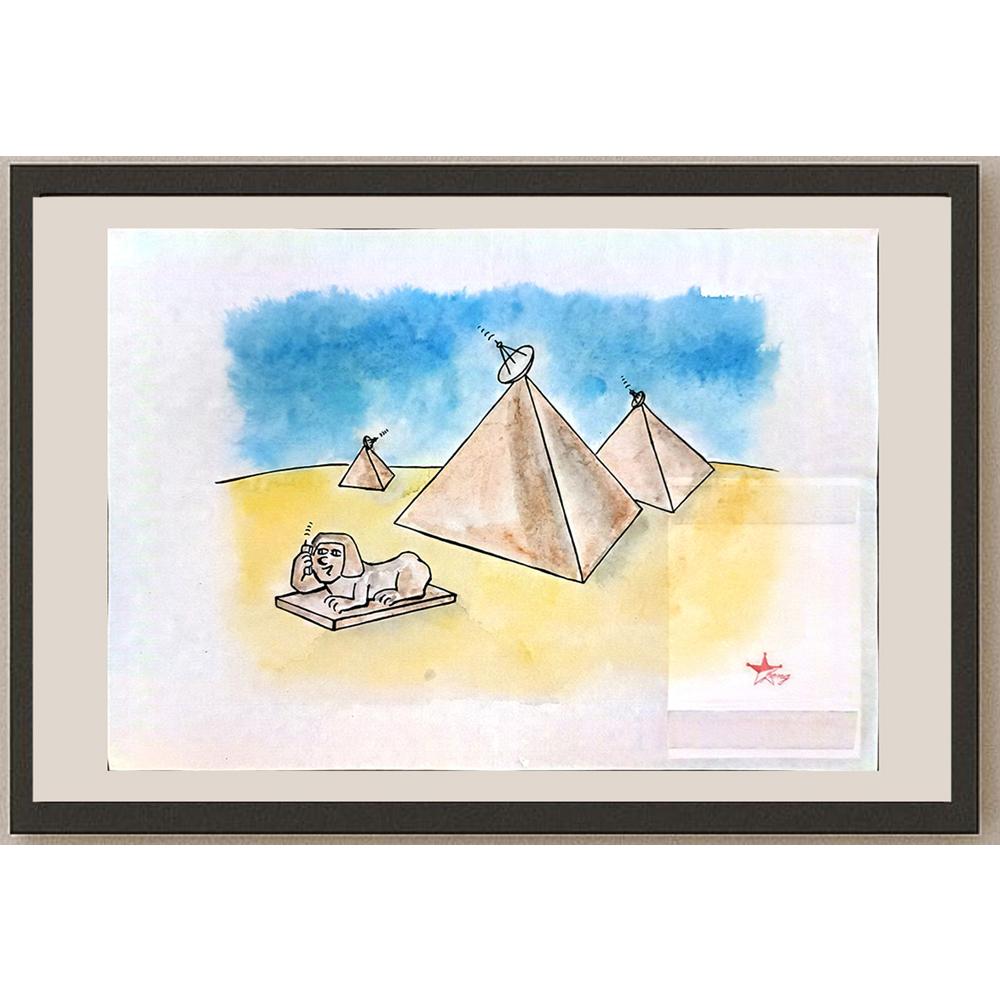 Wang Da Peng 29x21cm Orijinal Karikatür BOD05497