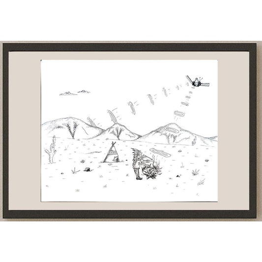 Hidayet Seyed Marandi 30x25cm Orijinal Karikatür BOD05500