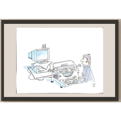 Ihifi 35x25cm Orijinal Karikatür BOD05504
