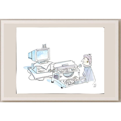 Ihifi 35x25cm Orijinal Karikatür BOD05504