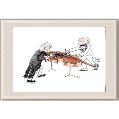 Unknonw 35x25cm Orijinal Karikatür BOD05505