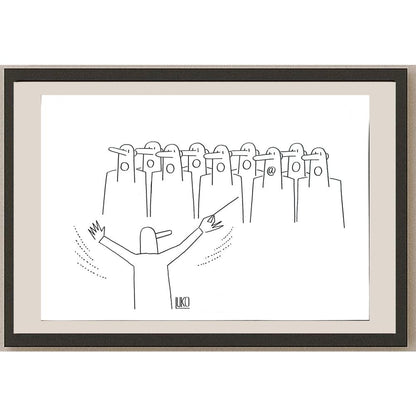 Peter Luko 29x21cm Orijinal Karikatür BOD05513
