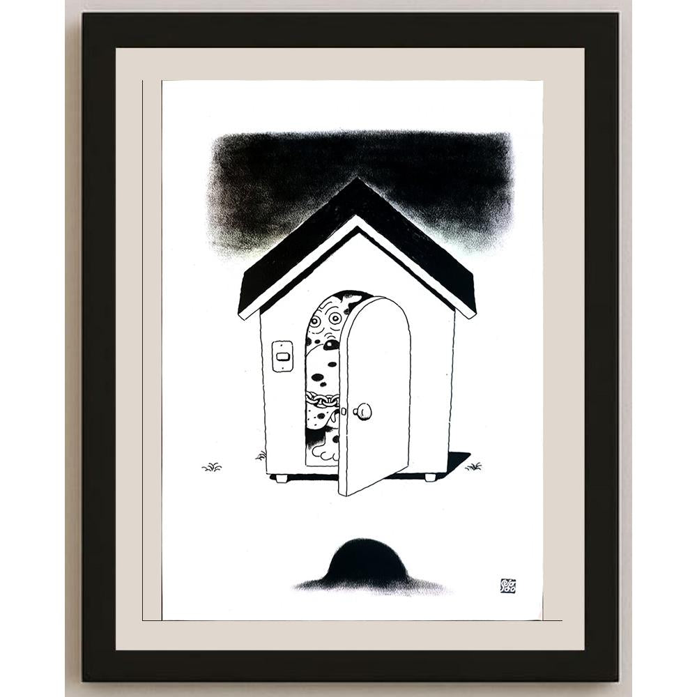 Unknown 29x21cm Orijinal Karikatür BOD05516