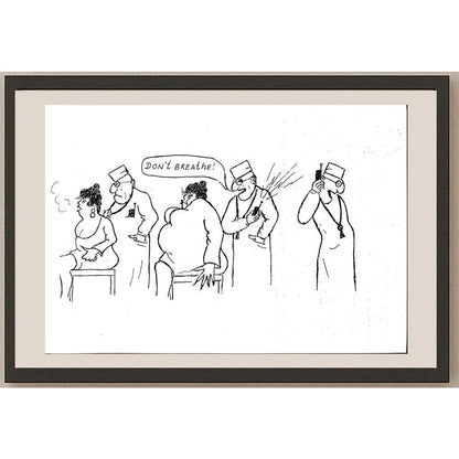 Yosef Fayer 33x23cm Orijinal Karikatür BOD05522