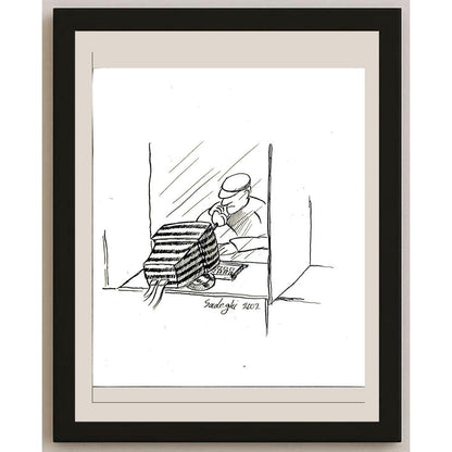 Sadeghi Saeed 25x21cm Orijinal Karikatür BOD05525