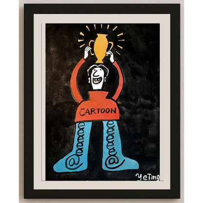 Ye Ting 29x21cm Orijinal Karikatür BOD05528