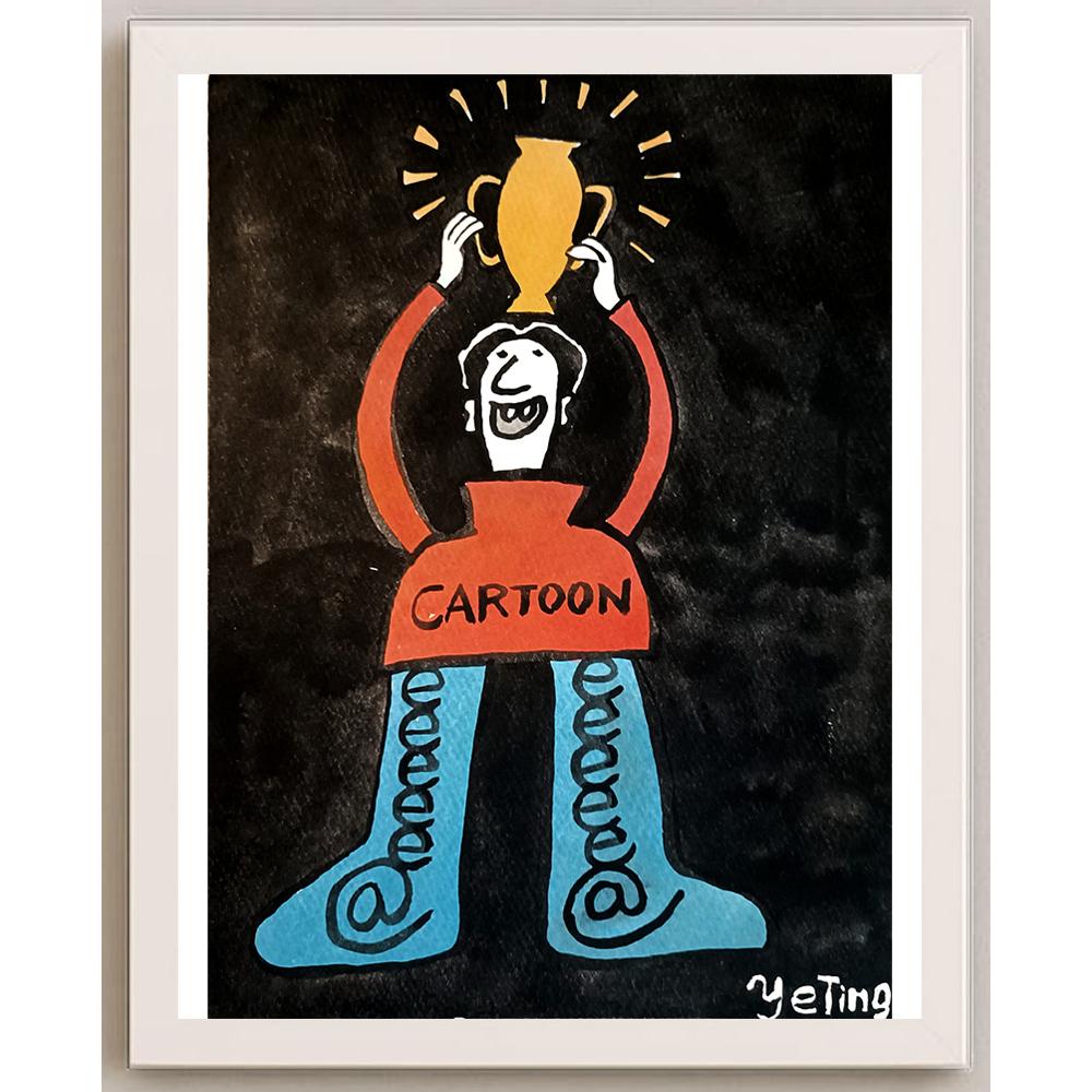Ye Ting 29x21cm Orijinal Karikatür BOD05528