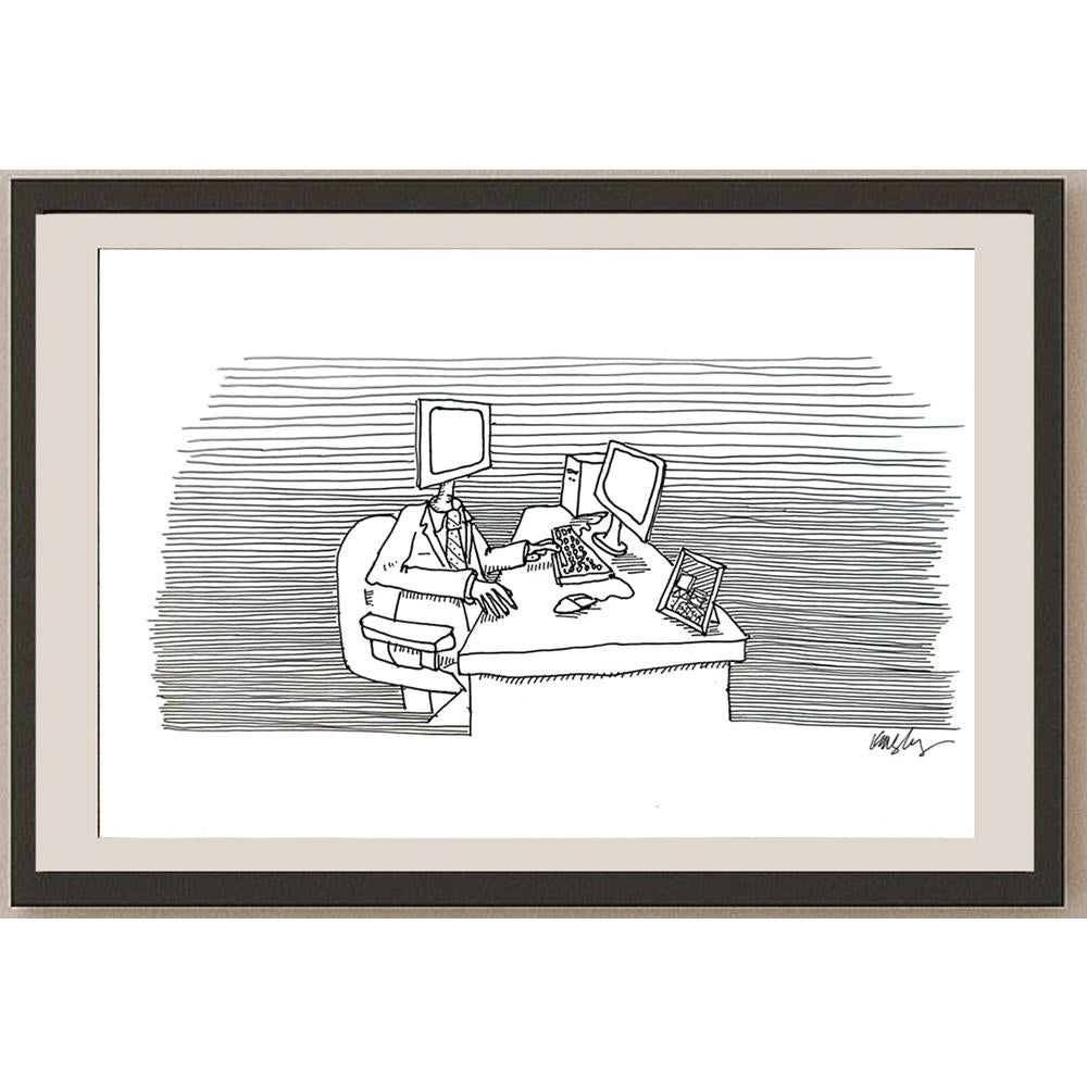 Kathleen Mcsherry 23x20cm Orijinal Karikatür BOD05536