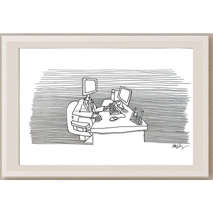 Kathleen Mcsherry 23x20cm Orijinal Karikatür BOD05536