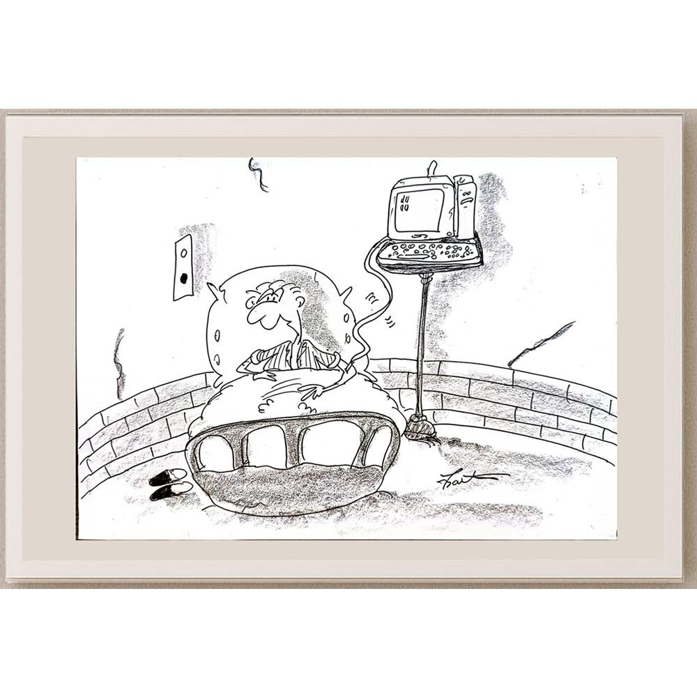 Bartis Silviu 29x21cm Orijinal Karikatür BOD05540
