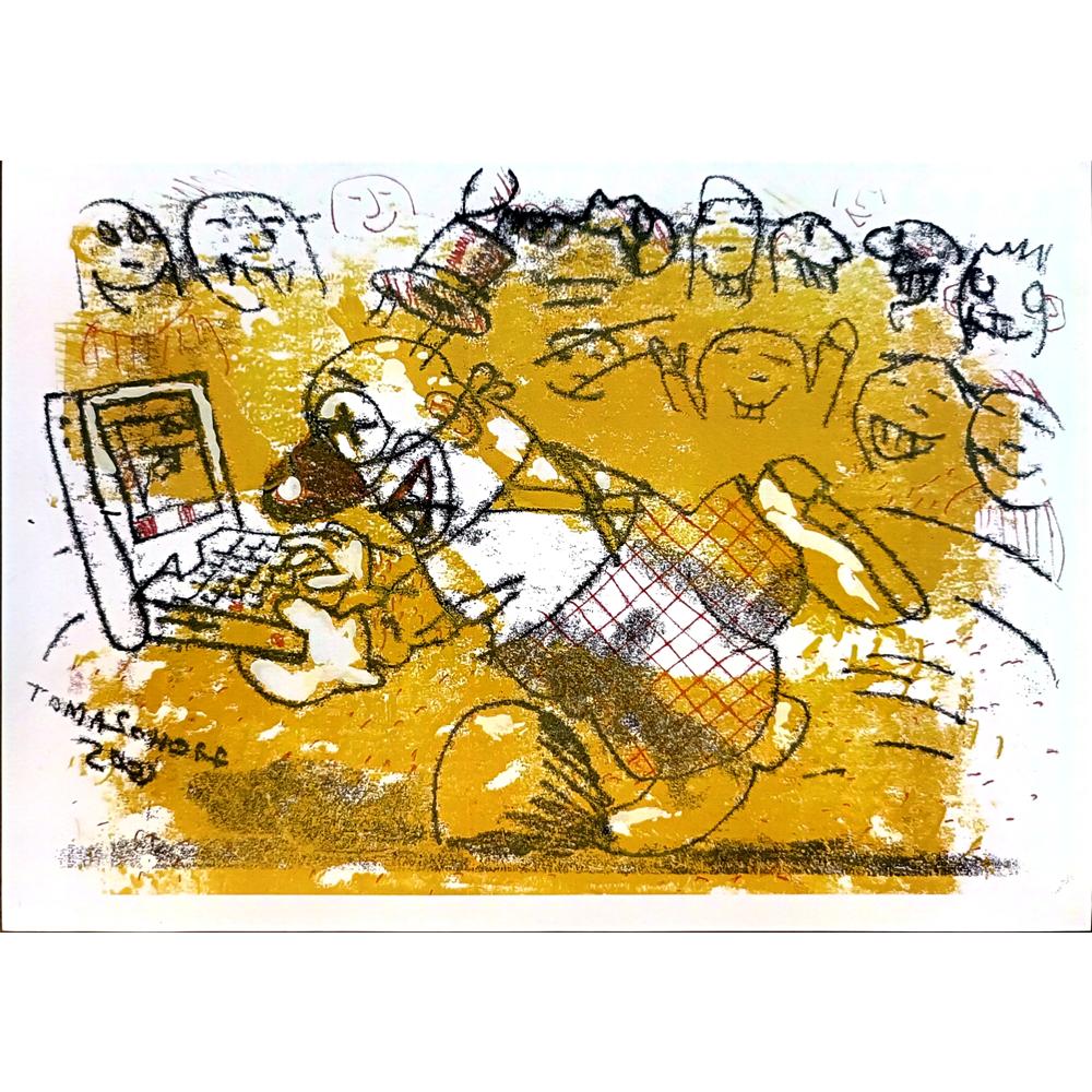 Jan Tomaschoff 29x21cm Orijinal Karikatür BOD05544