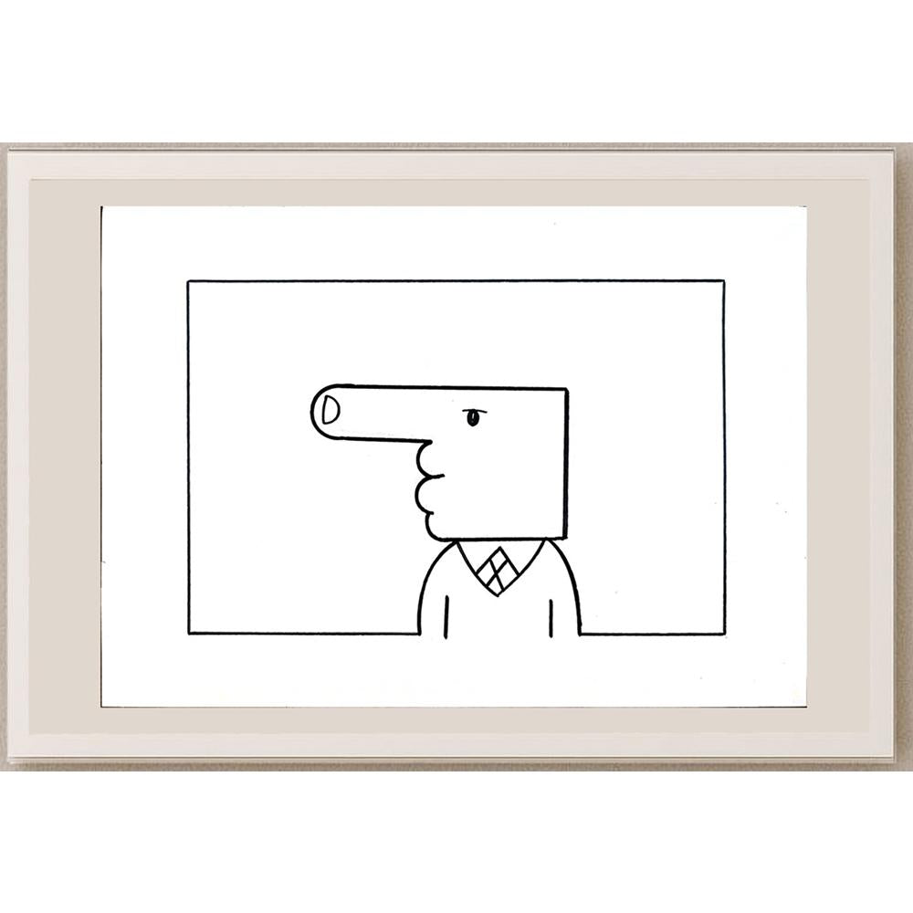 Aleksandar Daskalovic 29x21cm Orijinal Karikatür BOD05545