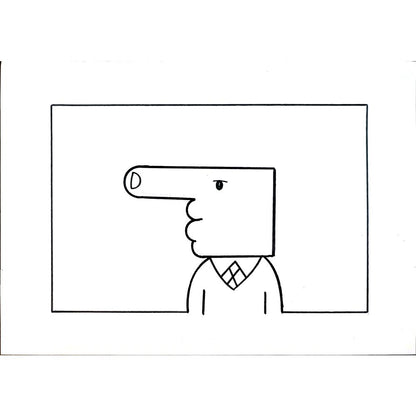 Aleksandar Daskalovic 29x21cm Orijinal Karikatür BOD05545