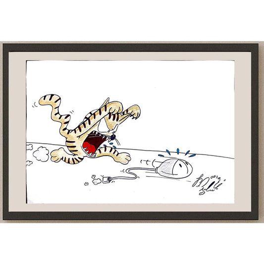 Seyed Saeed Moosavi 29x21cm Orijinal Karikatür BOD05546