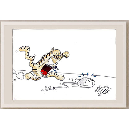 Seyed Saeed Moosavi 29x21cm Orijinal Karikatür BOD05546