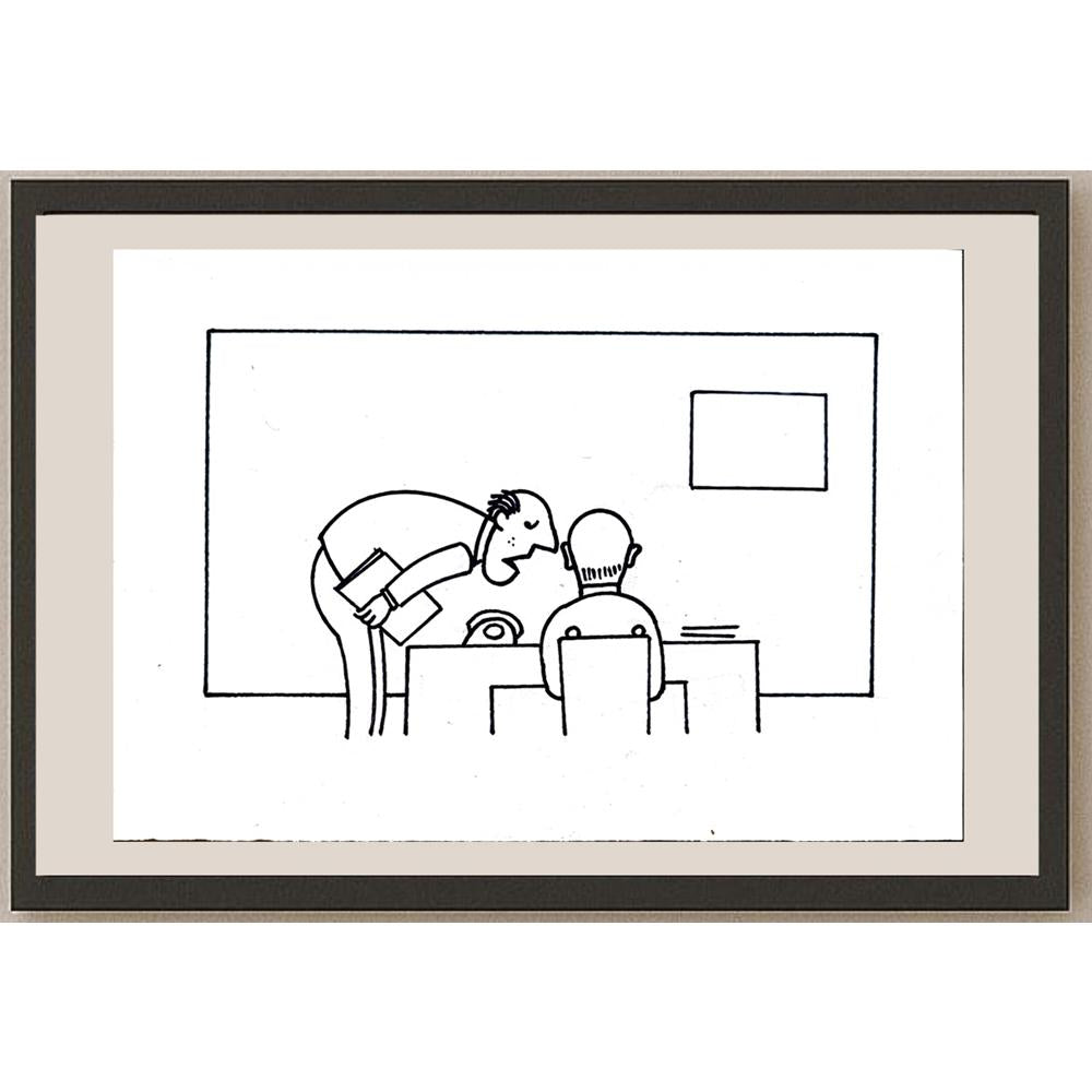 Aleksandar Daskalovic 29x21cm Orijinal Karikatür BOD05547