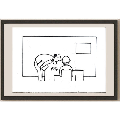 Aleksandar Daskalovic 29x21cm Orijinal Karikatür BOD05547